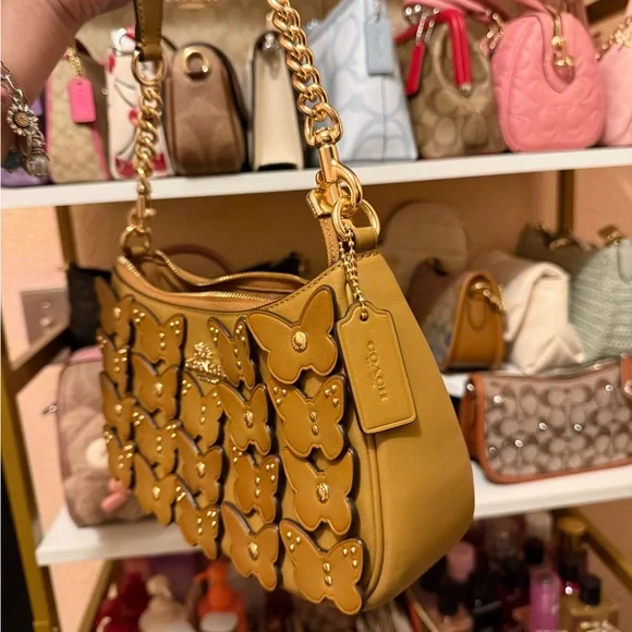 Coach butterfly appliqué Teri shoulder bag - Picture 2 of 4